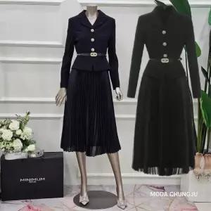 [미니멈]MD 자켓 레이어드 스커트 원피스 MD MXDAWO9380 M_CJ