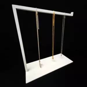 악세사리 진열대 화이트 목걸이 머리띠 디스플레이 거치대