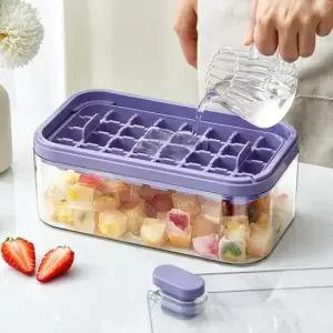 양주얼음틀 32구 원터치 아이스트레이(E타입) (퍼플) 얼음틀 7day