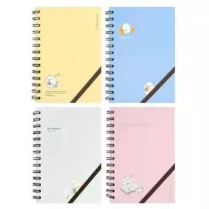 [문구/오피스] 밴드 오목눈이 1세트 B6 하드커버 3500 4권 노트 스프링