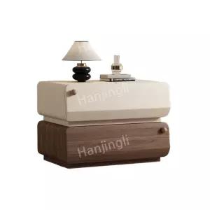 침실협탁 수납장 모던 캐비닛 원목 무선충전 간편조립 고급스러운 서랍장 틈새수납 침대협탁