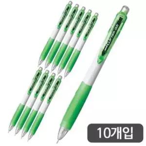 [문구/오피스] 샤프 클리프터 10개입 미쯔비시 M5-118/연두 -다스
