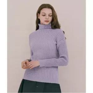 [숲][SOUP] 터틀넥 리브드 니트 (SABLKE3)