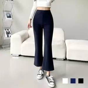 [라일리여성의류] Rly 정장팬츠 와이드 정장바지 슬랙스 9부바지 일자팬