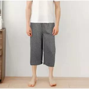 [레노마 이너웨어]엘리가모 남성 레이온스판 7부 파자마BK MF15H64037-1_HDD