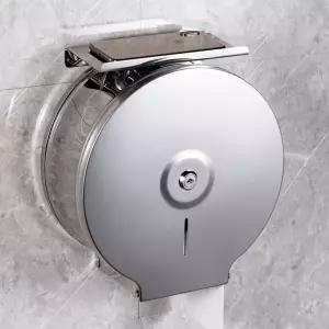 (직접검수/당일발송)선반형 무타공 업소용 스텐 점보롤 화장지 케이스 휴지케이스 디스펜서