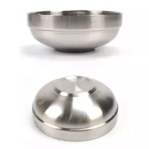 2중 스텐 냉면그릇 갈비탕 비빔밥 그릇 23cm 7호