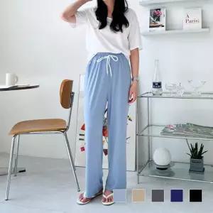 [라일리여성의류] Rly 절개 면접 9부바지 여성정장팬츠 여성와이드