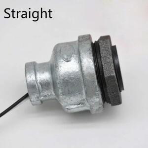 호환 아연 도금 램프 거치대 나사 전구 소켓  레트로 산업용 로프트 수도관 피팅  DN15 DN20