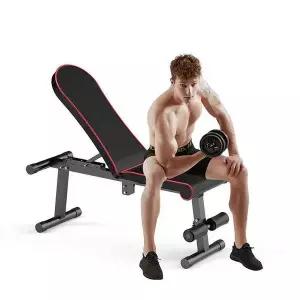 [JHONQ7SQ_53EA]벤치프레스 폴딩 접이식 평벤치 홈트 실내 (32274387A)