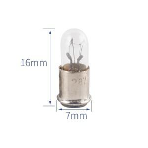 HoneyFly 10pcs MF6 표시기 전구 28V40mA 6V200mA 14V80mA 28V25mA T5.5X16mm 해양 기기 장비 용 파일럿 램