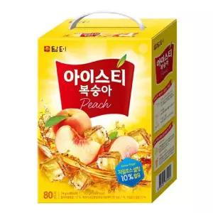 [담터] 담터 아이스티 복숭아 80T, 1개