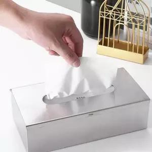 티슈 스텐 호텔 케이스 사각 휴지통 테이블 냅킨 수납 욕실 화장