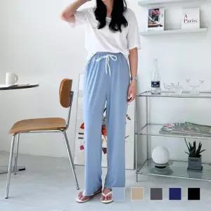 [라일리여성의류] Rly 절개 면접 9부바지 여성정장팬츠 여성와이드