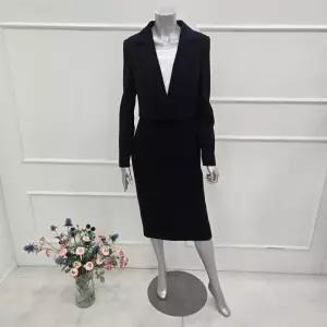 [미니멈]MYAAWO2020BK 자켓포함 H라인 원피스_JK