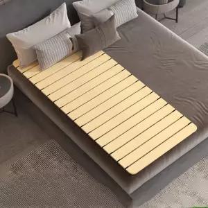 매트리스 평상형 프레임 침대 원목 저상형 깔판 받침대 접이식