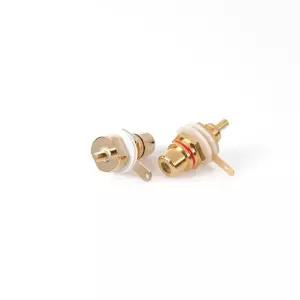 RCA(암) 샷시용 단자 판넬 연결용 RCA(암)잭 커넥터