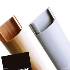 대형 반달 랜선 전선 몰딩 48mm 1m 2p 몰드 랜선정리기 전선줄 3W8E070020