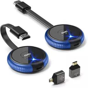 HDMI 무선 송신기 및 수신기 4K AIMIBO Extender 라이브 스트리밍 비디오/오디오 지연 없이 노트북 PC