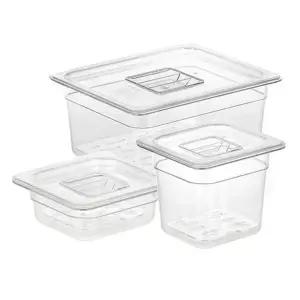 [콩심팥심]밧드 반찬통 냉장고 보관 용기 샐러드통 1/3 깊이 6in 반찬통