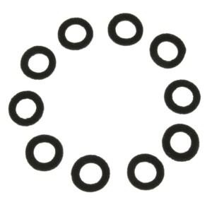 호환 10 조각 트럼펫 펠트 와셔 쿠션 패드 휴대용 황동 악기용 부품 보호 17mm 블랙/화이트