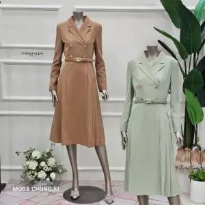 [미니멈]MD 카라넥 플리츠 디테일 원피스  MD MMYAAWO2190_CJ