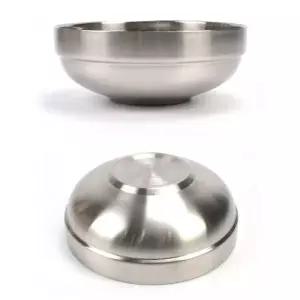 [골드스마일]2중 스텐 냉면그릇 갈비탕 비빔밥 그릇 23cm 7호