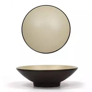 [셀러에이드]투톤 멜라민 중식 일식 면그릇 우동 짬뽕 그릇 20cm