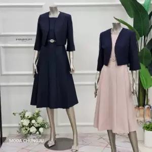 [미니멈]MD 실크 자켓  플레어원피스 셋트  MD MMYAAWO2390_CJ