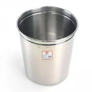 [골드스마일]은플 스텐 쓰레기통 뼈통 책상 업소용뼈통 휴지통 수