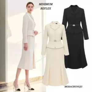 [미니멈]MD 페플럼 머메이드 원피스 MD MMZAAWO1160_CJ