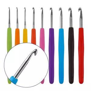 모사용 코바늘 실리콘 그립 뜨개바늘