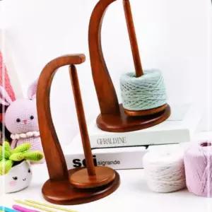 원목 얀 홀더 실패꽂이 디스펜서 스피너 플라잉 얀홀더 얀디스펜서 3WE4139A20