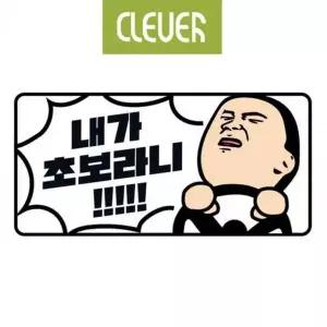 [셀러에이드]은플 클레버827 고휘도 초보스티커 야광스티커 차량스