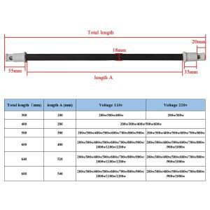 호환 사우나 룸용 세라믹 히터 튜브  원적외선 가열 요소  흑체 110 V  220V