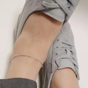 [제이로렌]제이로렌 볼체인 두줄 실버 발찌 A0679