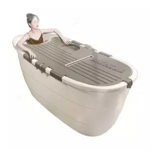 플라스틱 전신 대형 간이 반신욕 목욕통 목욕탕 욕조