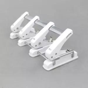 [문구/오피스] 바이하츠 원터치조정레버 4공 이동펀치 360x120x75mm