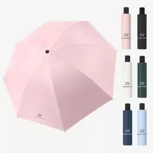 [아이에스이랩]1 1 원터치 3단 자동 접이식 우산 암막 양산 I5AC049