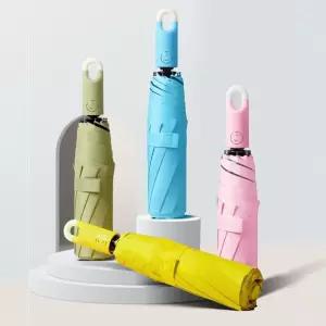 원터치 3단 고리형 자동 8k 자외선차단 미니 우산 암