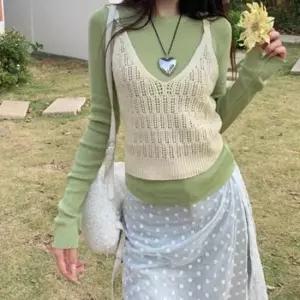 [옷은날개] 여성 뷔스티에 니트조끼 뜨개조끼 니트베스트 러블리