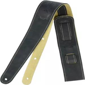 펜더 로드 마모 가죽 기타 스트랩 2인치 검은색