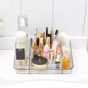 아크릴 화장품 수납 정리함 테이블 오거나이저 수납함 립스틱 케이스 화장솜 보과함 화장실
