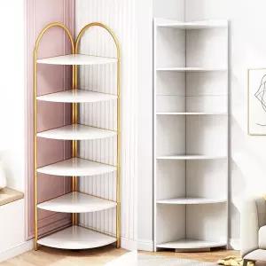 모서리책장 수납장 코너 서재 책꽂이 선반 장식장 책꽃이 삼각 심플 북타워