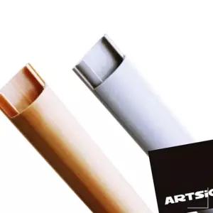 소형 반달 랜선 전선 몰딩 29mm 1m 2p 몰드 랜선정리기 전선줄 3W8E070220