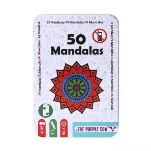 [공간27]퍼플카우 아이큐 만다라 1인 색칠 컬러링 패턴