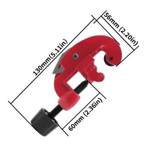 호환 튜브 커터 플레어링 도구 키트 확장기 마우스 부품 구리용 파이프 리머 장치 3-28mm