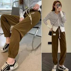 [골드스마일]여성 벨벳 데일리 조깅 운동 조거 팬츠 트레이닝 바지