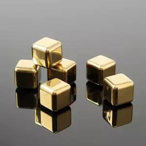 [콩심팥심]골드샷 사각 아이스큐브 6p세트 집게 안녹는얼음 스텐아이스볼