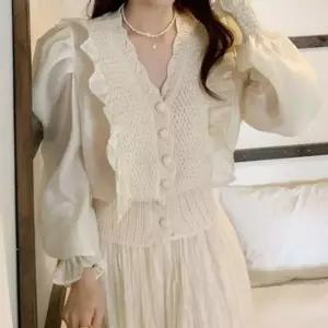 [SBD] 레이스 봄 프릴 가디건 가을 여성 긴팔